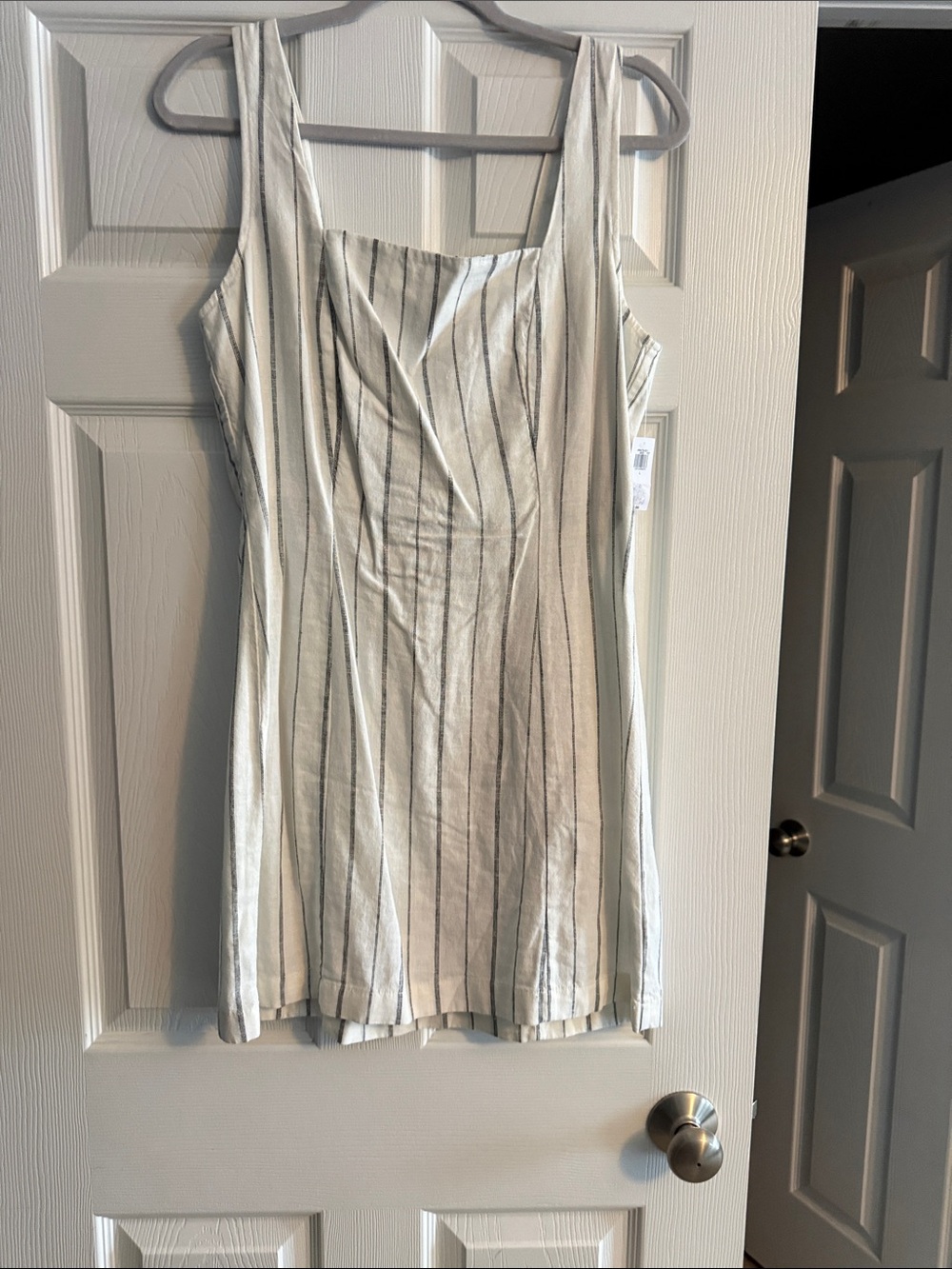 Striped mini dress